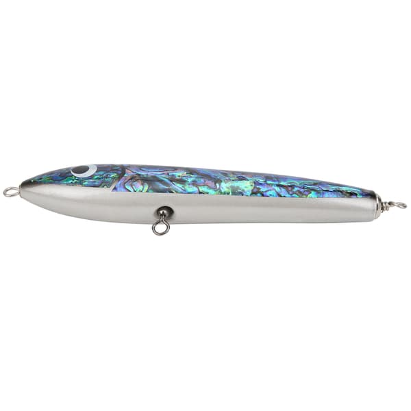 Abalone skall treagn til tunfisk, grouper, dorado, havfiske 23x3.5cm