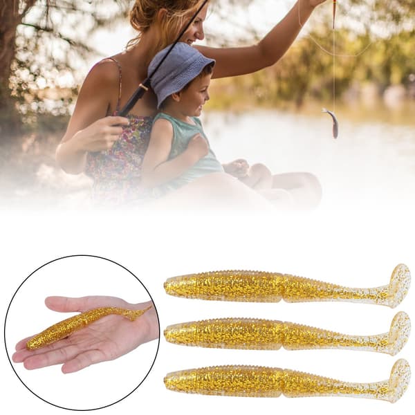 Kunstig fiskemadding T-hale blød AR36 140mm 17g 3 STK fisketilbehør