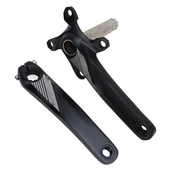 CNC aluminiumslegering mountainbike kranksæt til 8 til 12 gear, sort