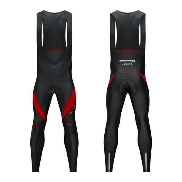 Bib Cykelbukser Efterår Vinter Gelpolstring 3D Polstrede MTB Cykeltights