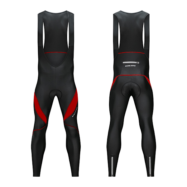 Bib Cykelbyxor Höst Vinter Gelvaddering 3D Vadderade MTB Cykeltights