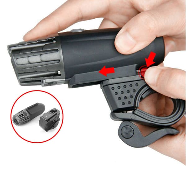 Oppladbar USB Vanntett LED Sykkellykt med Front- og Baklys