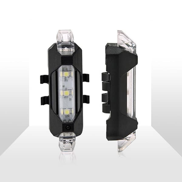 USB genopladelig cykelbaglygte, 4 tilstande, vandtæt, MTB cykeltilbehør