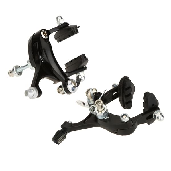 2-delat gummibromsokset för mountainbikes, aluminiumlegering, fram och bak