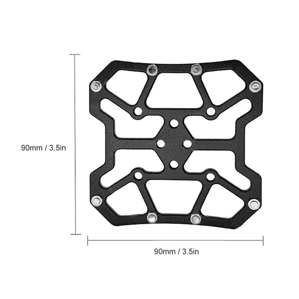 Plattformsadapter för Clipless SPD-pedaler KEO MTB-cykel, CNC aluminiumlegering, halkfri