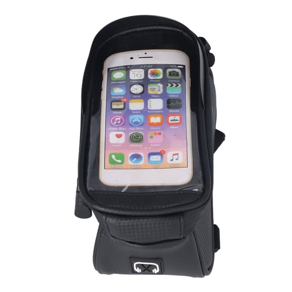 Cykeltelefontaske, EVA Hard Case, Vandtæt, Stor Kapacitet, Touchscreen-montering