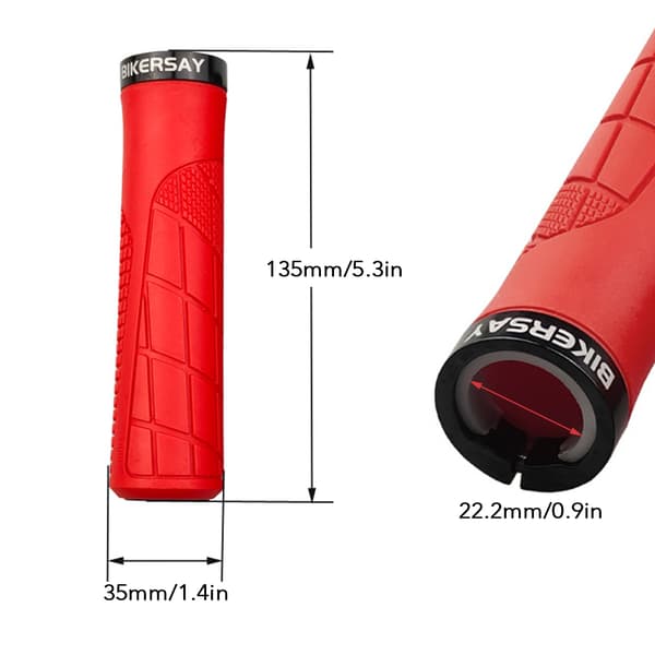 Anti-Shock 22,2 mm skridsikre bløde cykelstyrgreb til mountainbikes