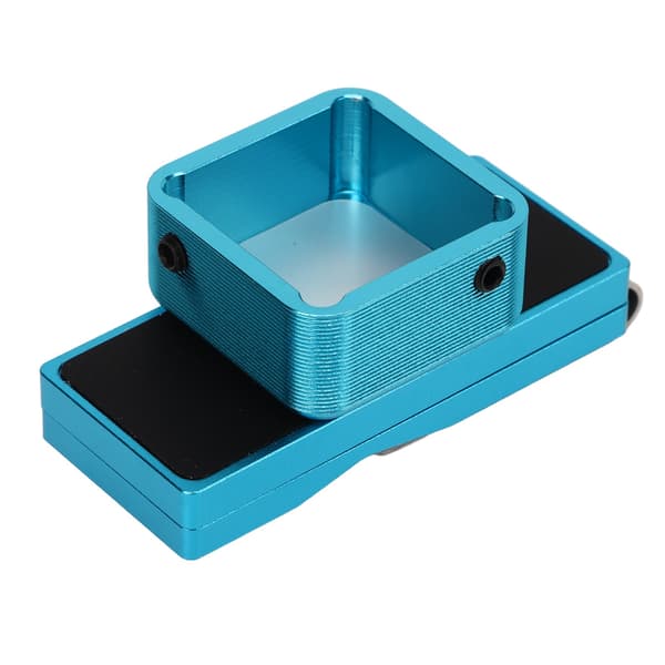 Magnetisk krittbeholder for biljard med multifunksjonell klips, bærbar, rustfritt stål, blå, biljardtilbehør