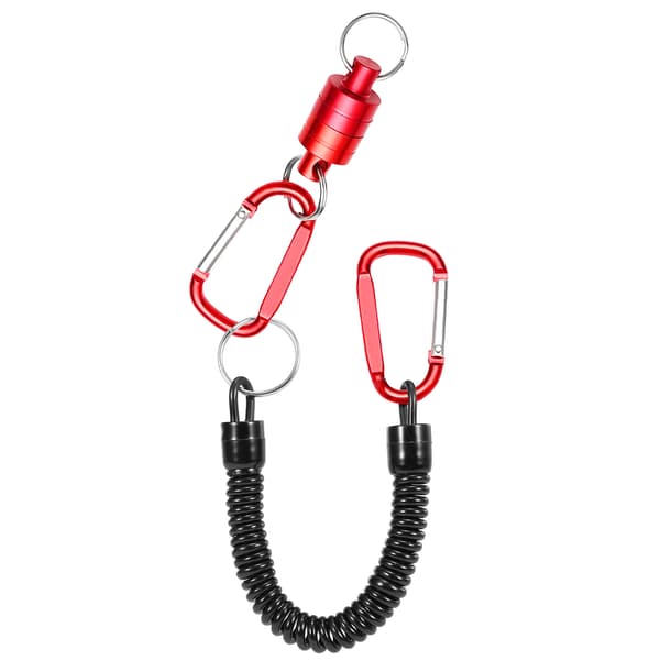 Magnetisk fiskenetholder med udtrækkelig snor 4,4 lb fluefiskesnorclips