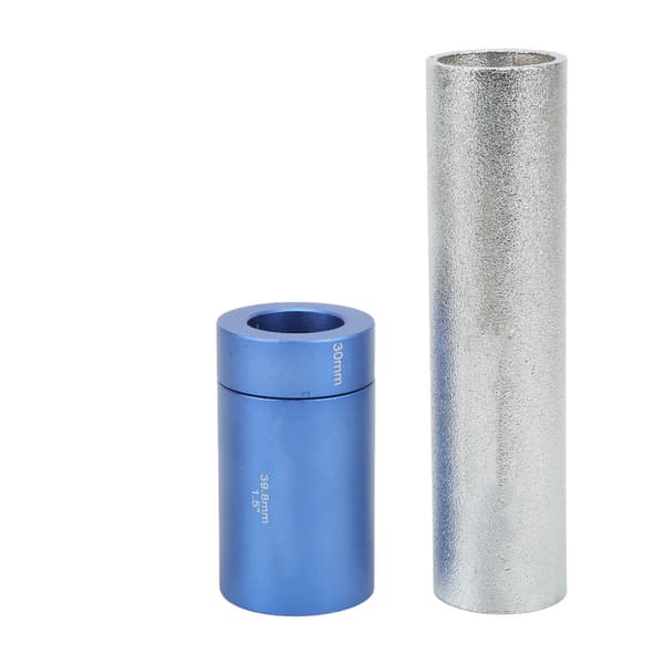 Cykelgaffelinstallationssats med silver- och blått aluminiumlegeringsmaterial