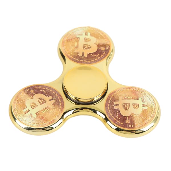 ABS Fingerspids Spinner med Sensorisk Elektrode, Anti-Stress, Stabilt Spindelegetøj, Guld