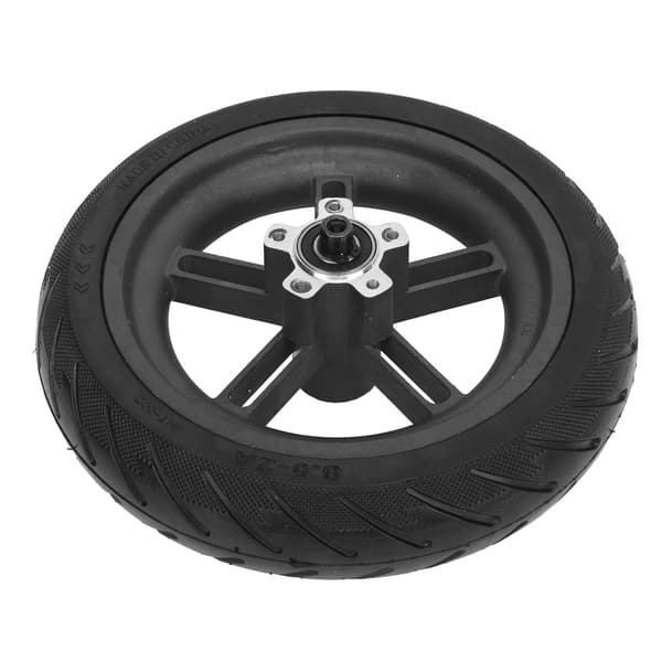Elscooter-däck (ouppblåst) 8.5-2A Gummi med aluminiumnav för Xiaomi M365
