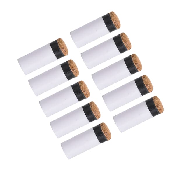 10PCS Snooker Pool Cue Tips 13mm Läder Plast Ersättningstillbehör