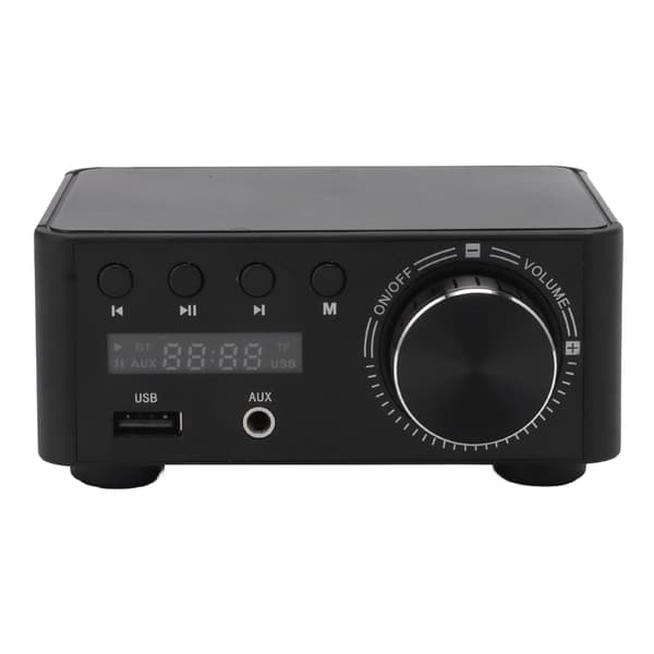 Mini 50W effektforstærker Bluetooth 5.0 DC9V-24V Klasse D Hjemme HiFi Stereo til Mobiltelefon Computer