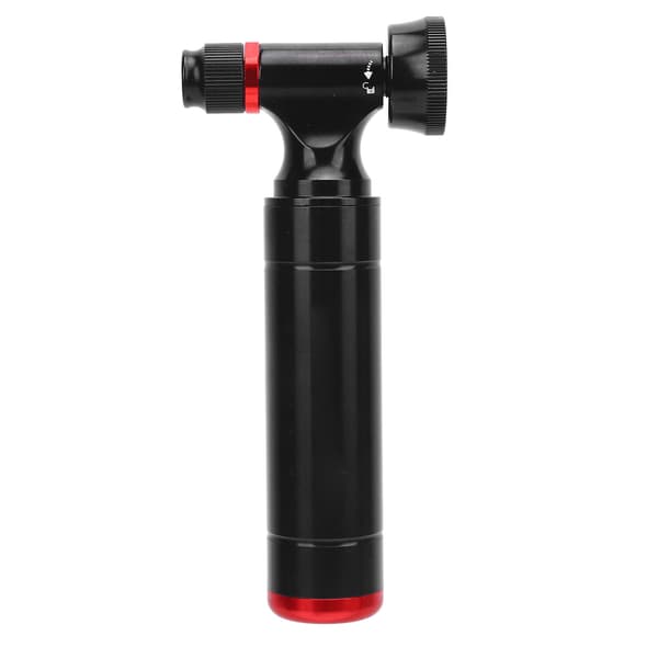 Mini cykelpumpe i aluminiumslegering med trykmåler, CO2-pumpe, Schrader- og franske ventiler