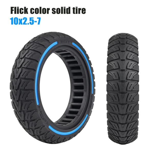 Massivt slanglöst däck 10x2.5-7 bikakeformat för Xiaomi 4/4 Pro elscooter med utmärkt grepp