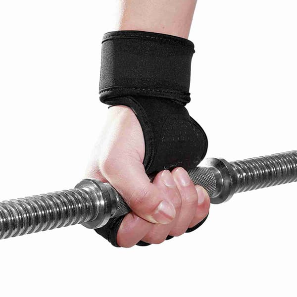 Vægtløftningshandsker med skridsikker håndledsstøtte til vægtløftning, styrkeløft og pull-ups