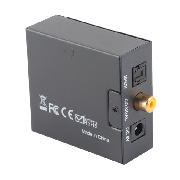 Professionel Digital til Analog Audio Konverter med Støjreduktion, USB-adapter til Hjemmebiograf.