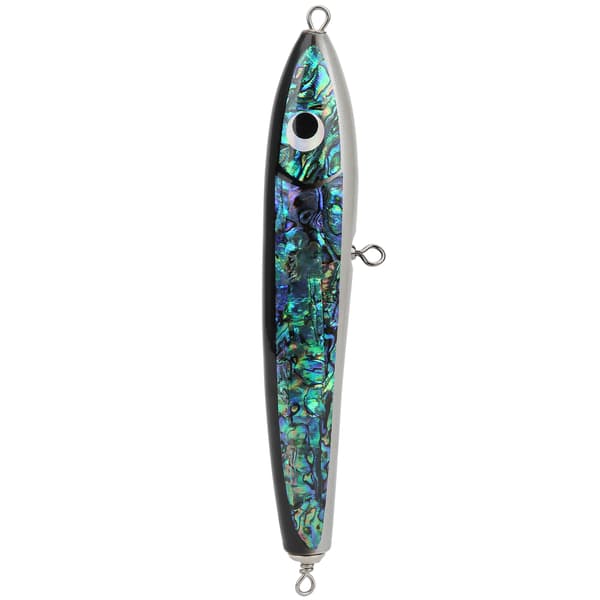 Abalone skall treagn til tunfisk, grouper, dorado, havfiske 23x3.5cm