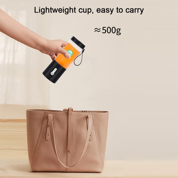 Bærbar USB Blenderkop 530ml 6 Blade 4000mAh Batteri til Rejser Camping