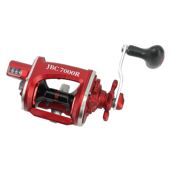 Baitcasting-kalastusvapa numeronäytöllä ja metallisella siimapyörällä joki- ja järvikäyttöön JBC7000R