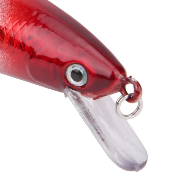 2 st Minnow sjunkande fiskedrag med tungplatta, realistisk simuleringsutrustning #2