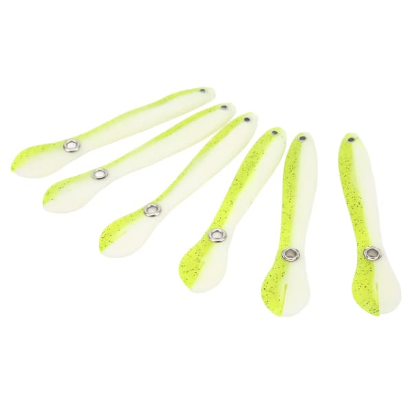 PCS Wobble Tail Loach Mjuka Fiskedrag 10cm 6g Tvåfärgad Silikon