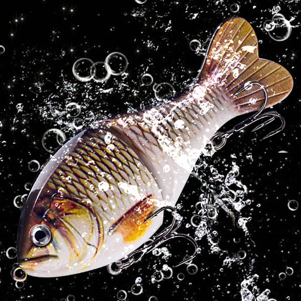 Konstgjort fiskedrag Glider Bait 13cm Slider Hårt simdrag Ledat Swimbait