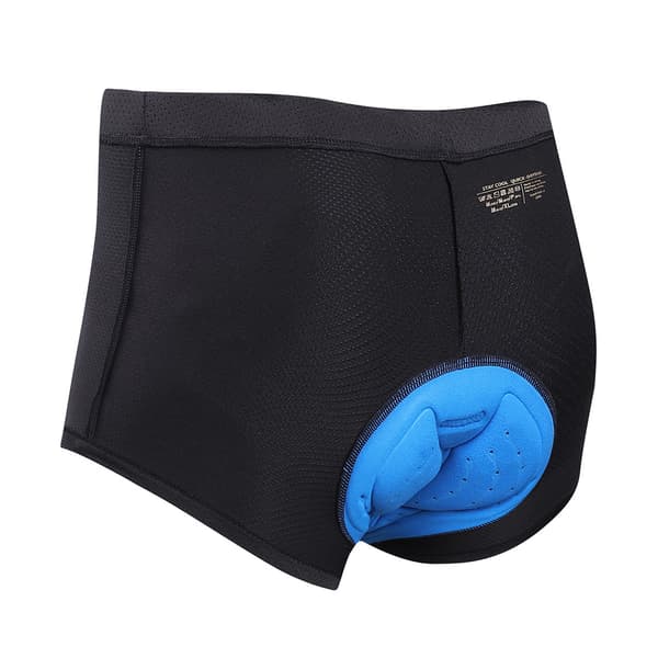 Unisex sykkelshorts med 3D-polstring, pustende, hurtigtørkende, polyester spandex