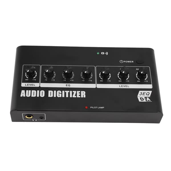 Digital til analog lydkonverter Bluetooth 3,5 mm RCA-jackadapter til TV hjemmebiograf EU-stik