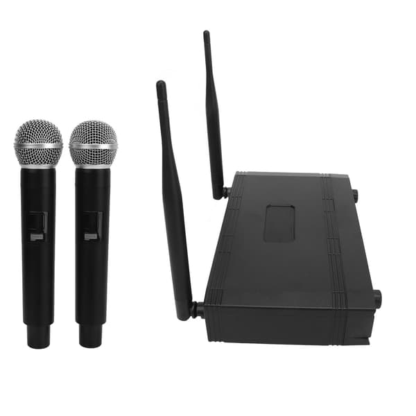 Trådløst UHF dynamisk håndholdt mikrofonsystem for hjemmekaraoke KTV med støydemping