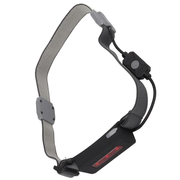 Genopladelig USB COB LED-pandelygte med 3 tilstande til camping, cykling og løb