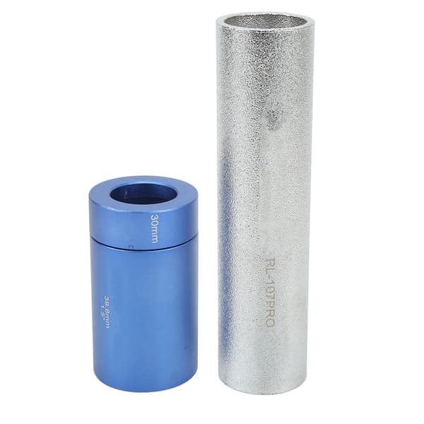 Cykelgaffelinstallationssats med silver- och blått aluminiumlegeringsmaterial