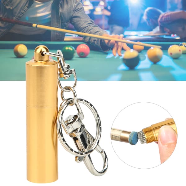 Pool/Billard Køspids Reparationsværktøj, Rustfrit Stål, Skridsikkert, 2 Farver
