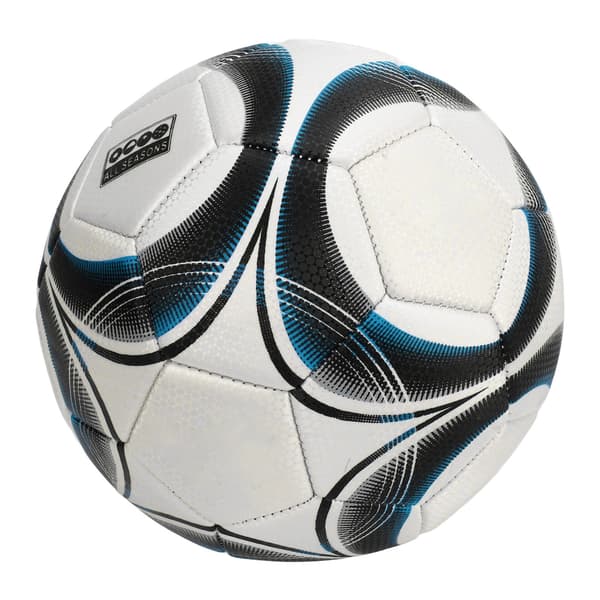Fotboll storlek 5 för tonåringar och vuxna, dubbla lager PVC, rivtålig, träning, blå
