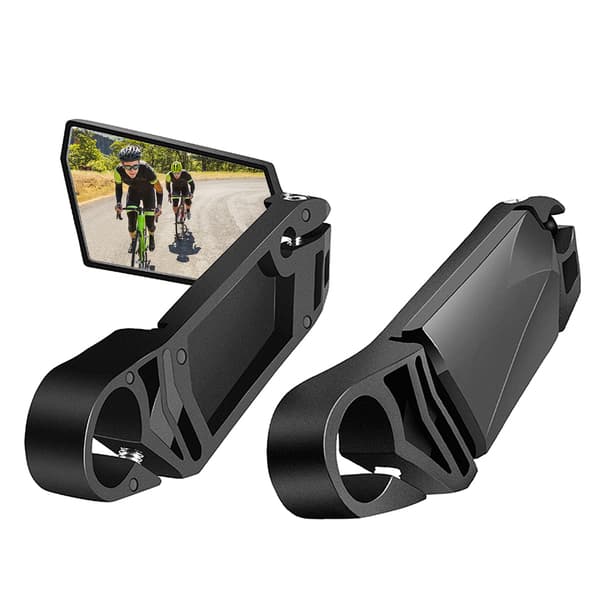 RELAXYEE 2 sykkel bakspeil, 360° roterende, sammenleggbart, for 22 mm styre, MTB reise