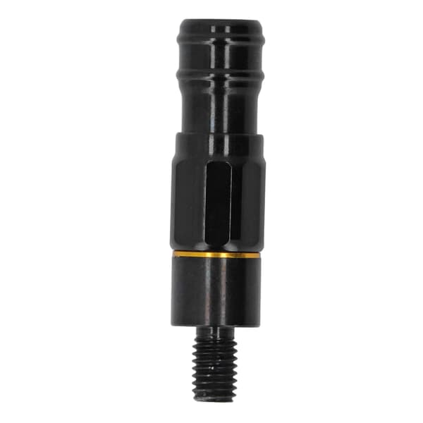 Universal fiskestangsstik i aluminiumslegering med hurtigskift - sort