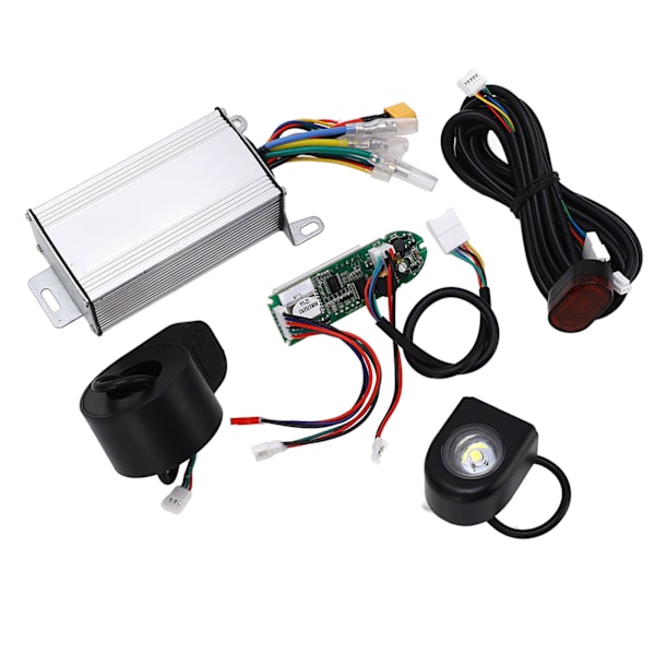 Controller og displaysæt til 36V 350W elektrisk scooter, aluminiumslegering, tilbehør