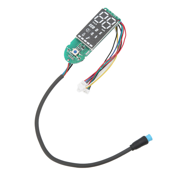 Kretskort med Bluetooth-panel for Ninebot MAX G30 sparkesykkel med klar skjerm og deksel.