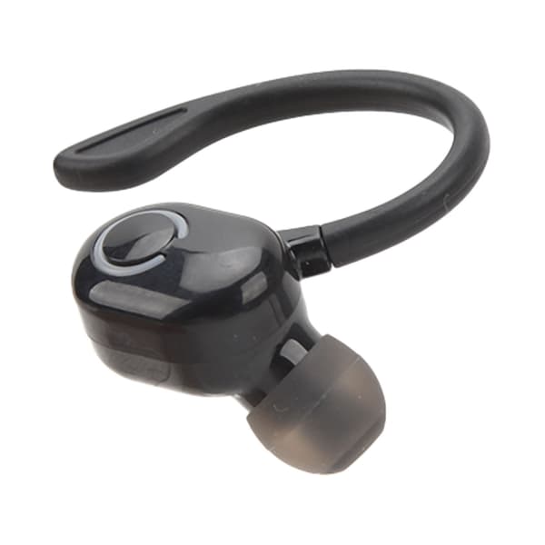 Bluetooth 5.2 Headset med mikrofon og støjreduktion, letvægt til chauffører og kontorbrug, sort
