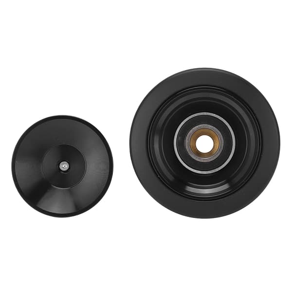 Hjælpehjul til foldecykel Easywheel aluminiumslegering CNC sort 52x35mm