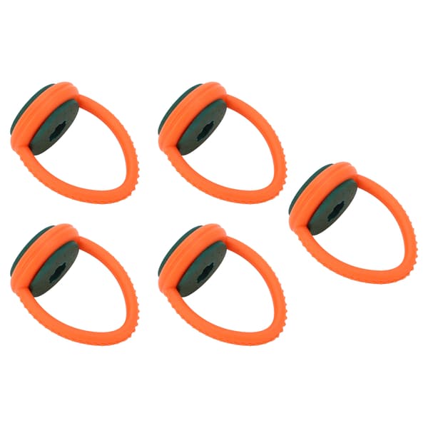 5 stk. Billardkøholder Ophængsring 10 mm Orange og Grøn Billardkø Opbevaring