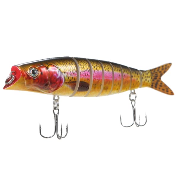 TARUOR 140 mm 8-segment sjunkande fiskedrag med trekrokar
