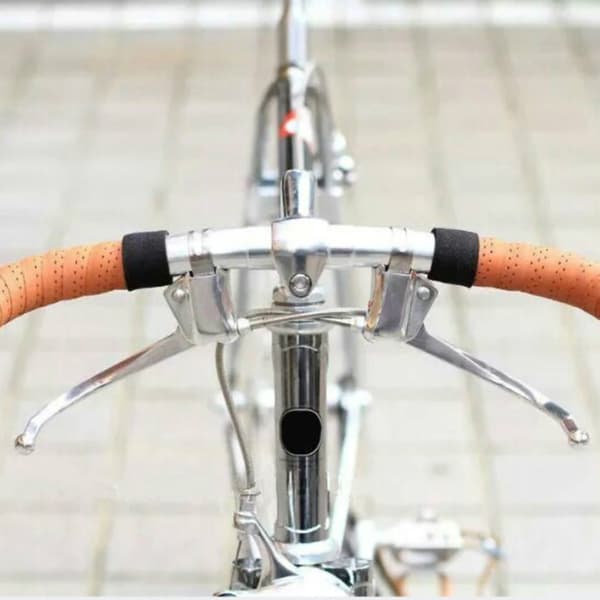 Cykelbremsegreb, Guidonnet rustfrit stål til buede styr 22-24 mm, 1 par