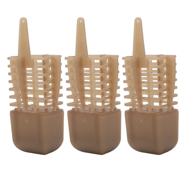 3 stk. fastpunkt paringsbur for karpefiske 90g agnmater ABS+jern