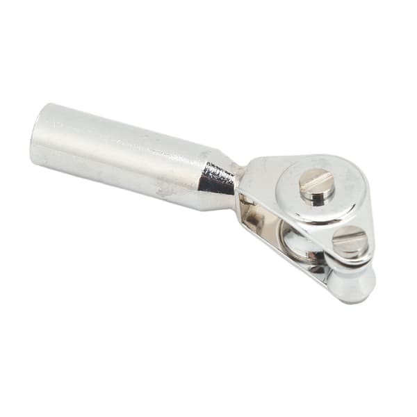 Fiskestang Rulleføring, Aluminiumslegering, Dobbelt Remskive Spids, 8 mm (0,31 tommer)