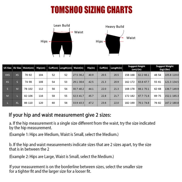 TOMSHOO Cykelshorts med 3D-polstring, åndbare og komfortable, løstsiddende til udendørssport