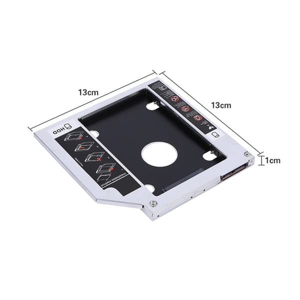 9,5 mm Aluminium HDD/SSD Kabinett Adapter