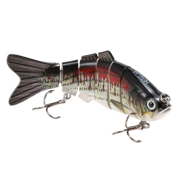 Fiskedrag 10cm/20g med 6 segment verklighetstroget konstgjort bete för fiske
