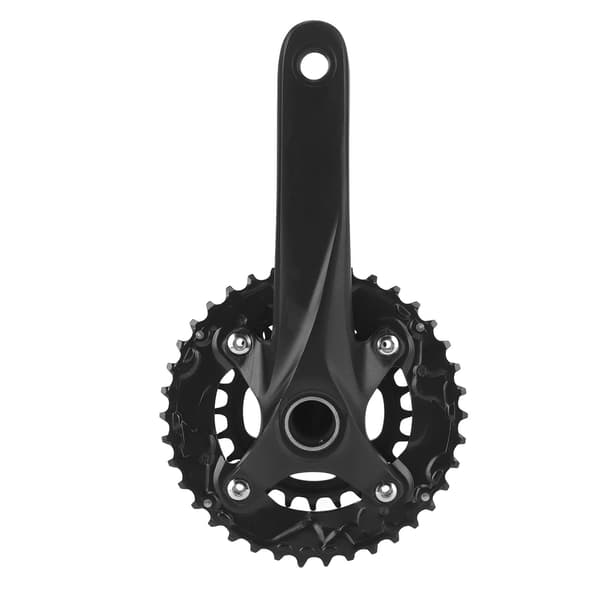 MTB Cykelkrankboks 170mm 38T Aluminiumlegering Integreret Krankboks 104BCD Sort